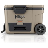 Ninja nevera portátil Frostvault FB245CS, con ruedas y cajón seco, 45 qt / 42,6 L | Beige Birch
